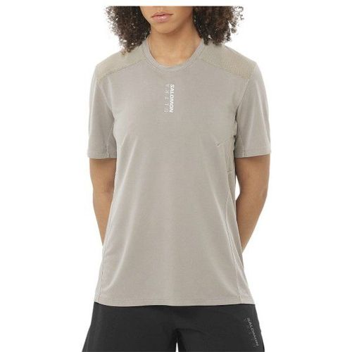 Women's Ultra Tee T-Shirt De Running Taille Xs, Gris