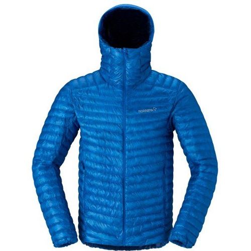 Trollveggen Superlight Down800 Hood Doudoune Taille Xl, Bleu