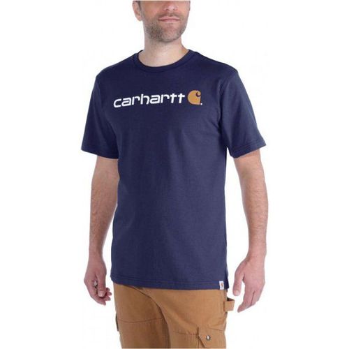 Core Logo S/S T-Shirt Taille L, Bleu