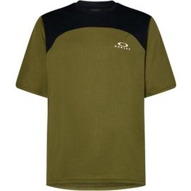 Free Ride S/S Jersey Maillot De Cyclisme Taille S, Vert Olive