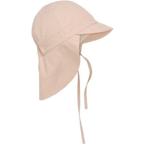 Kid's Summer Hat Uv20 With Neck Shade Chapeau Taille 62/68, Beige/Rose