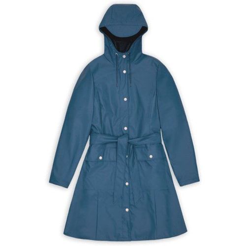 Women's Curve Long Jacket W3 Veste Imperméable Taille S, Bleu