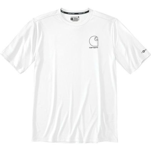 Force Sun Defender S/S T-Shirt T-Shirt Taille S, Blanc