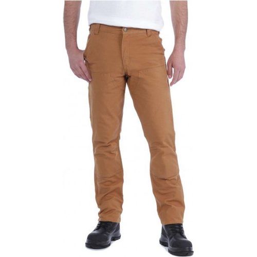 Stretch Duck Double Front Pantalon De Loisirs Taille 32 Length: 34, Brun