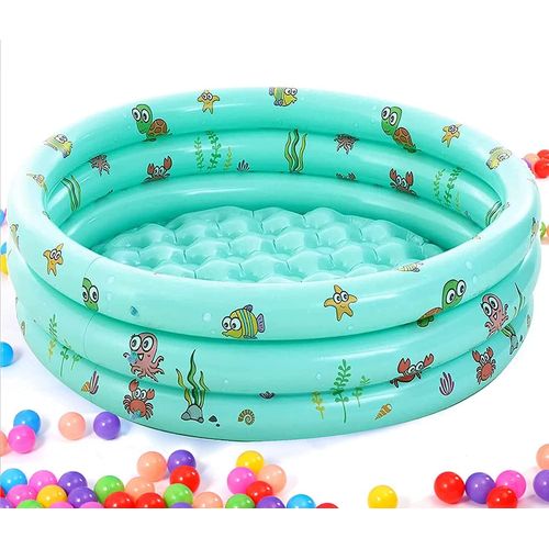 Piscine Enfant,Piscine Gonflable Ronde,100X35Cm Pataugeoire Gonflable,Piscine Pataugeoire,Pataugeoire Ronde,Piscine Gonflable Enfant,Piscine D'Eau Pour Enfants Intérieur Et Extérie[Piscine244]