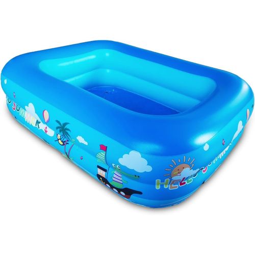 Piscine Enfant,Piscine Gonflable Carré,Pataugeoire Gonflable,Piscine Pataugeoire,Pataugeoire Carré,Piscine Gonflable Enfant,Piscine D'Eau Pour Enfants Intérieur Et Extérieur[Piscine77]