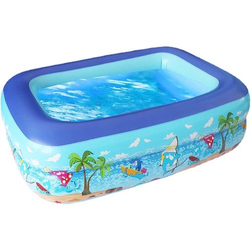 Piscine Gonflable Ronde,100X70Cm Pataugeoire Gonflable,Piscine Pataugeoire,Pataugeoire Ronde,Piscine Gonflable Enfant,Piscine D'Eau Pour Enfants Intérieur Et Extérieur Pour Famille[Piscine61]
