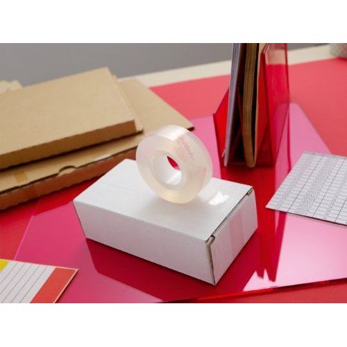 Scotch (Tm) 600h1210 Crystal Lot De 12 Rouleaux De Ruban Adhésif En Boîte Individuelle 12 Mm X 10 M
