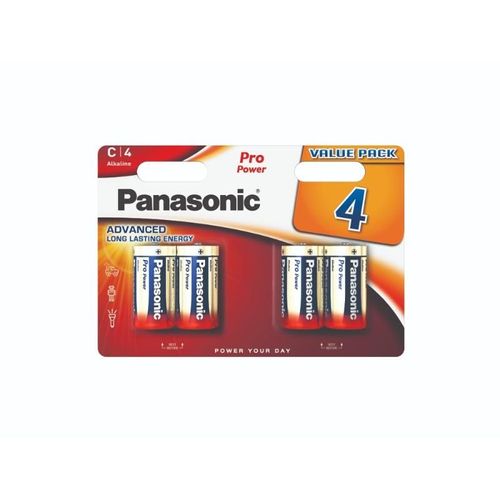 Panasonic Pack 4 Piles Alcalines Pro Power GOLD C/LR14