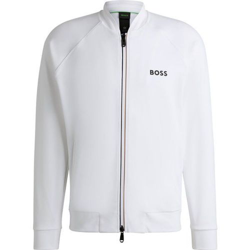 Sweat Regular En Gabardine Stretch À Logoxl,Xxxl
