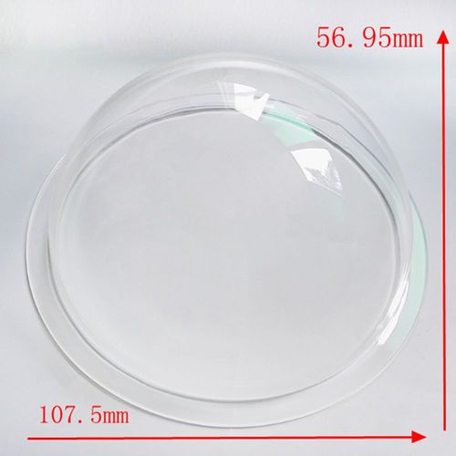 caméra de vidéosurveillance 4 pouces couverture de Protection transparente HD Protection extérieure en verre Transparent dôme Mini étui hémisphère