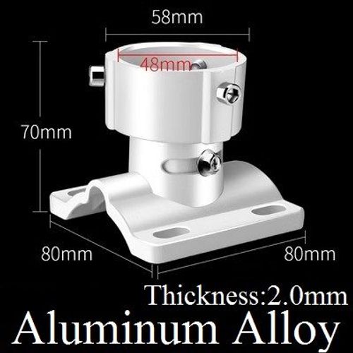 Tige de montage en alliage d'aluminium,support mural de plafond pour dôme de vitesse,caméra de vidéosurveillance,pôle Vertical suspendu pour intérieur et extérieur - Type Alloy-80x70x48mm