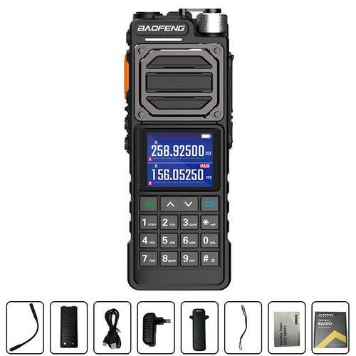 walkie-talkie tactique haute puissance UV-25M,bande complète 50KM,copie de fréquence 999CH,Type C,Radio amateur bidirectionnelle PRO,nouvelle mise à jour - Type Standard-EURO
