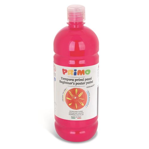Primo Gouache Ready-Mix Premier Pas 1000 Ml Flacon Avec Bouchon Flux Control Magenta 301