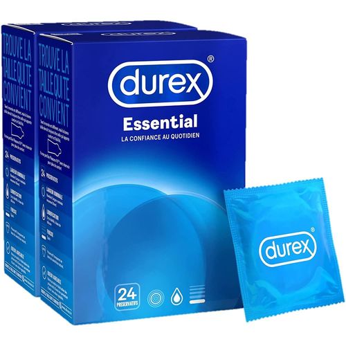 Durex Lot De 2 Pr¿Servatifs Essential - 24 Pr¿Servatifs