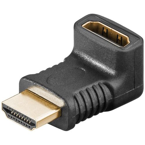 Goobay Adaptateur HDMI¿ Coud¿ 90¿ Vertical, 8K @ 60 Hz, Plaqu¿ Or
