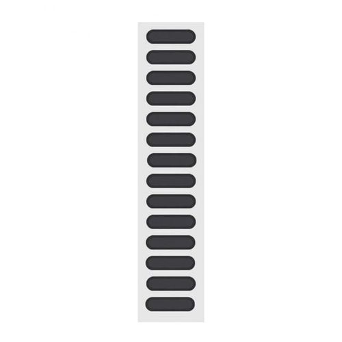 Filet Anti-Poussière Pour Haut-Parleurs,Film De Protection Autocollant Anti-Poussière Pour Iphone 15 14 12 11 13 Pro Max,Pour Samsung Redmi - Type 14 Black Short