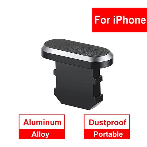 Prise Anti-poussière de Type C,prise pour écouteurs 3.5mm,carte Sim,USB type-c,prise Anti-poussière pour Samsung S10 S9 S8 Note 8 9 Huawei P10 P20 P30 - Type Metal for ios