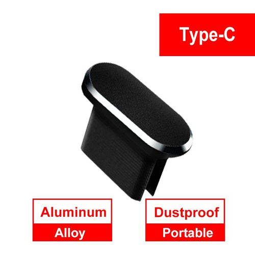 Prise Anti-poussière de Type C,prise pour écouteurs 3.5mm,carte Sim,USB type-c,prise Anti-poussière pour Samsung S10 S9 S8 Note 8 9 Huawei P10 P20 P30 - Type Metal for type-c