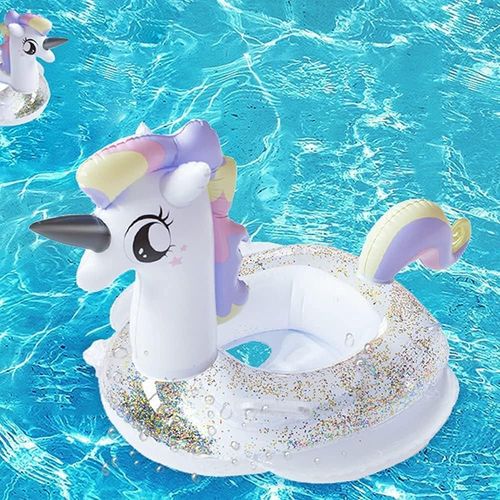 Dinosaure Sirène Licorne Flamant Bouée Bébé, Anneau De Natation Pour Bébé, Bague De Natation Pour Bébé Flottant Avec Siège, Flotteur De Piscine Convient Aux Bébés