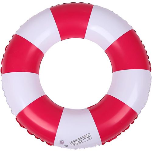 Bouée De Natation De Rond, Anneau De Natation Bouée, Bouée Gonflable Rétro Rayée En Pvc Bouée Piscine, Décoration Pour Fête De Piscine Plage Partie Jeux Vacances