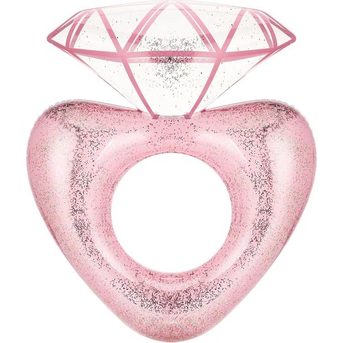 120cm Bouée De Natation Flottant Et Gonflable Pour Enfants Et Adultes, Anneau De Natation En Forme De Coeur En Pvc Pour Les Vacances D'été Plage, Piscine, Jouets De Piscine