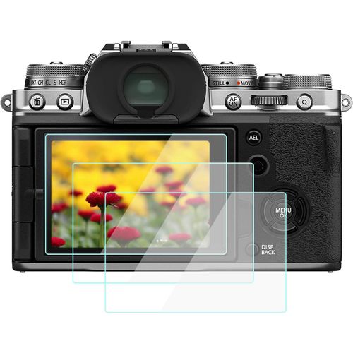 X100V Lot de 2 films de protection d'écran en verre trempé pour Fujifilm X100V X-T4