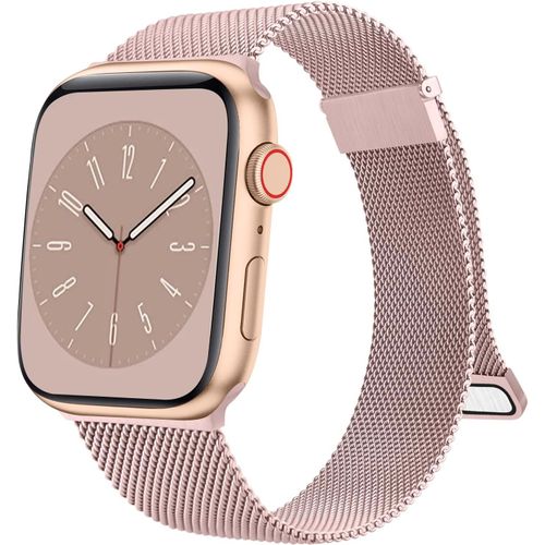 Bracelet Compatible Pour Apple Watch 49mm 45mm 41mm 44mm 40mm 42mm 38mm, Métal Bracelets En Acier Inoxydable Avec Aimant Double Pour Iwatch Se/Apple Watch Series 8 7 6 5 4 3 2 1 Ul[Bra572245]