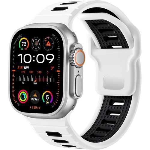 Sport Compatible Avec Bracelets Apple Watch Ultra 2/Ultra 45mm 46mm 49mm 42mm 44mm Homme,26mm Réglable En Silicone Sport Loop Remplacement De Bandes Pour Iwatch Serie 10 9 8 7 Se 6[Bra572843]