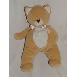 Chat Bengy Patou Jaune Beige Blanc 36 Cm