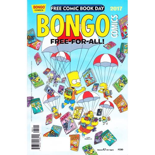 Bongo Comics 2017 ( V.O. Free Comic Book Day ) ** Futurama Back Cover By Matt Groening