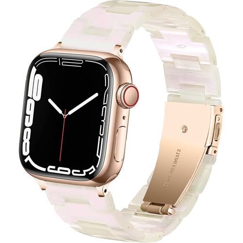 Bracelet Compatible Avec Iwatch 38 Mm 40 Mm 42 Mm 44 Mm 41 Mm 45 Mm 49 Mm, Bracelet De Montre De Rechange En Résine Colorée Pour Apple Watch Series 8/7/6/5/4/3/Se/Ultra Femme Homme[Bra573433]