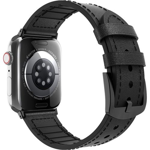Bracelet De Montre Compatible Avec Apple Watch Series 8 7 6 5 4 3 2 1 Se 38/40/41mm, Bracelet De Sport À Dégagement Rapide Pour Femmes Et Hommes, Noir[Bra574102]