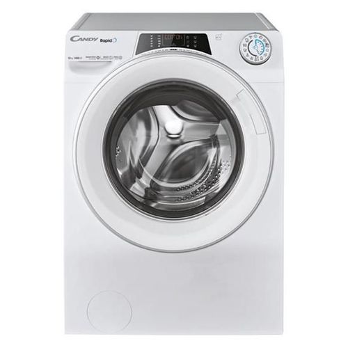 Machine à laver hublot Candy RapidÓ RO14126DWMST-S - WiFi - largeur : 60 cm - profondeur : 67 cm - hauteur : 85 cm - 83 litres - 12 kg - 1400 tours/min - blanc