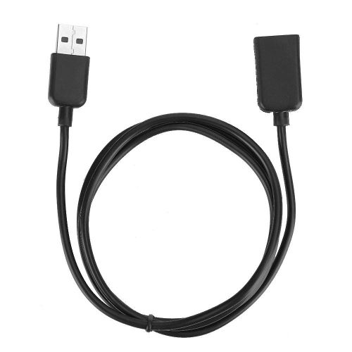 Chargeur De Montre Pour Bracelet, Câble De Charge Usb Portable Adaptateur De Chargeur Usb En Fil De Caoutchouc Souple Tpe Pour Bracelet Intelligent 4 1m/3.28ft Noir[Bra575346]