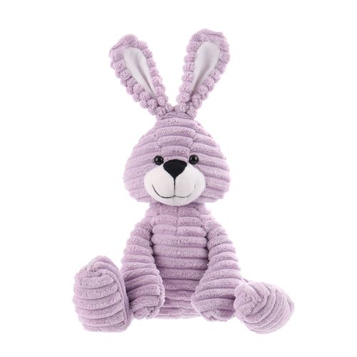 Apricot Lamb Jouets En Peluche En Velours Côtelé Lapin Bunny En Peluche Doux Câlin Parfait Pour Enfant Lapin En Velours Côtelé，Violet，23cm