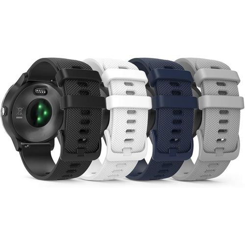 Libération Rapide Bracelet 20mm Pour Garmin Approach S40,Forerunner 245 645,Venu Sq,Vivoactive 3,Vivomove 3 Hr Luxe Style,D2 Air,Galaxy Watch,Huawei Gt2 42mm - Accessoire De Montre[Bra573330]