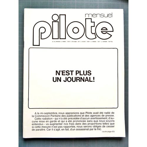 Pilote Mensuel N°53