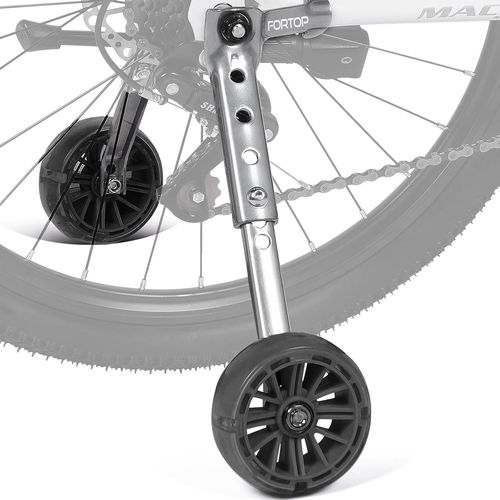 Paire De Roues D'entraînement Robustes Avec Stabilisateurs Pour Vélo Variable De 40,6 Cm, 45,7 Cm, 50,8 Cm, 55,9 Cm, 61 Cm, 61 Cm (Noir)