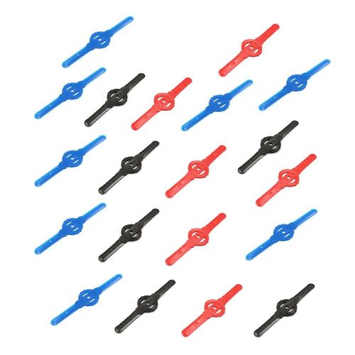 Lames de tondeuse à gazon en plastique Désherbeur Accessoire de tondeuse de remplacement pour l'utilisation du jardin Couleur aléatoire,20pcs