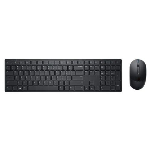 Dell Pro KM5221W - Ensemble clavier et souris - sans fil - 2.4 GHz - AZERTY - Belge - noir - avec 3 years NBD Advance Exchange - pour Latitude 5520