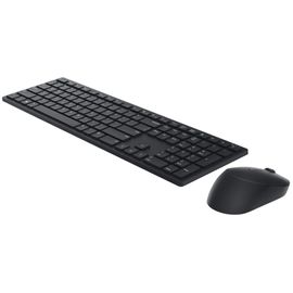 Dell Pro KM5221W - Ensemble clavier et souris - sans fil - 2.4 GHz - QWERTY - Espagnol - noir - avec 3 years NBD Advance Exchange