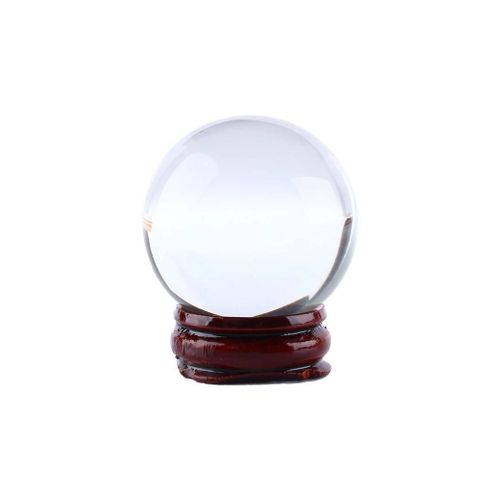 Asiatique Rare Quartz Naturel Clair Cristal Magique Guérison Boule Sphère 40mm