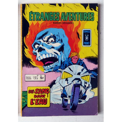 Du Sang Dans L'Eau (Etranges Aventures N°62) Par George Tuska & Bill Mantlo - Artima Collection Comics Pocket (Petit Format De Bandes Dessinées, Super-Héros)