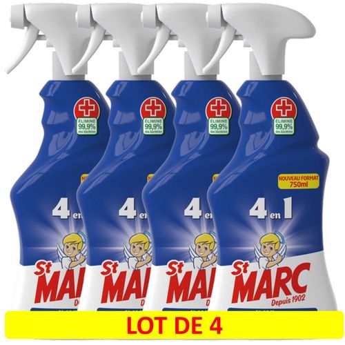 ST MARC Lot de 4 Pistolets Spray Nettoyant Multi-Usages 4en1 - 750 ml