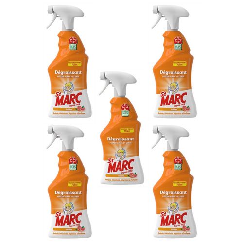 ST MARC Lot de 5 Pistolets Dégraissant Soleil de Corse 750ml