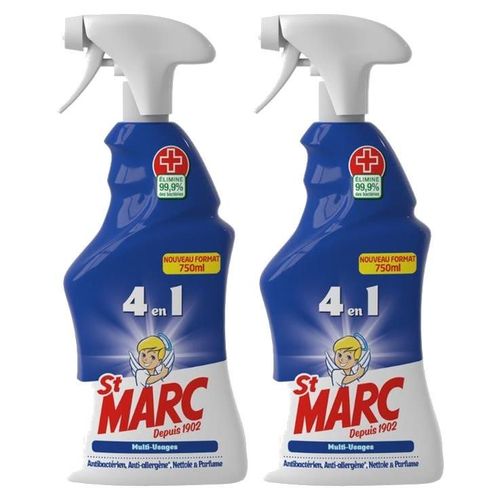 ST MARC Lot de 2 Pistolets Spray Nettoyant Multi-Usages 4en1 - 750 ml