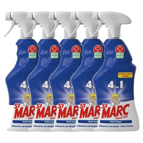 ST MARC Lot de 5 Pistolets Spray Nettoyant Multi-Usages 4en1 - 750 ml
