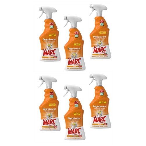 ST MARC Lot de 6 Pistolets Dégraissant Soleil de Corse 750ml