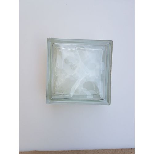 BRIQUES EN VERRE ( GLASS BLOCKS 190X190X80 MARQUE SINDOCO 8 UNITES )